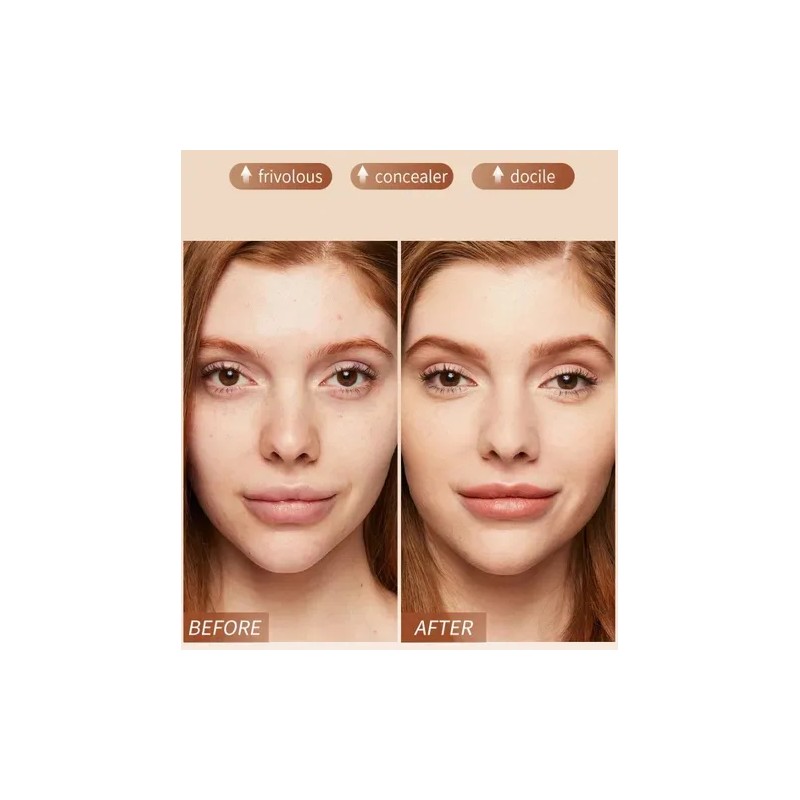 Base De Maquillaje Conceal Skin + Pincel Natural 02 Color