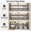 Expandable Under-Sink Organizer for Kitchen & Bathroom – Single-Tier 3-Panel
