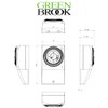 Greenbrook 24 Hr Mechanical Timer Analogue Clock Face (96 Per