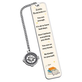 Inspirational Bookmark Gifts for Teen Girls Boys - Back to School Gifts Supplies for Students - Dorm Room Essentials for Girls Guys, First Day of School Supplies, Off to College School Essentials