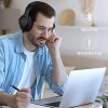 KVIDIO [Updated Bluetooth Headphones Over Ear, 65 Hours Playtime Wireless