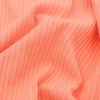 Peach Papaya Solid 4x2 Rib Knit Fabric by The Yard