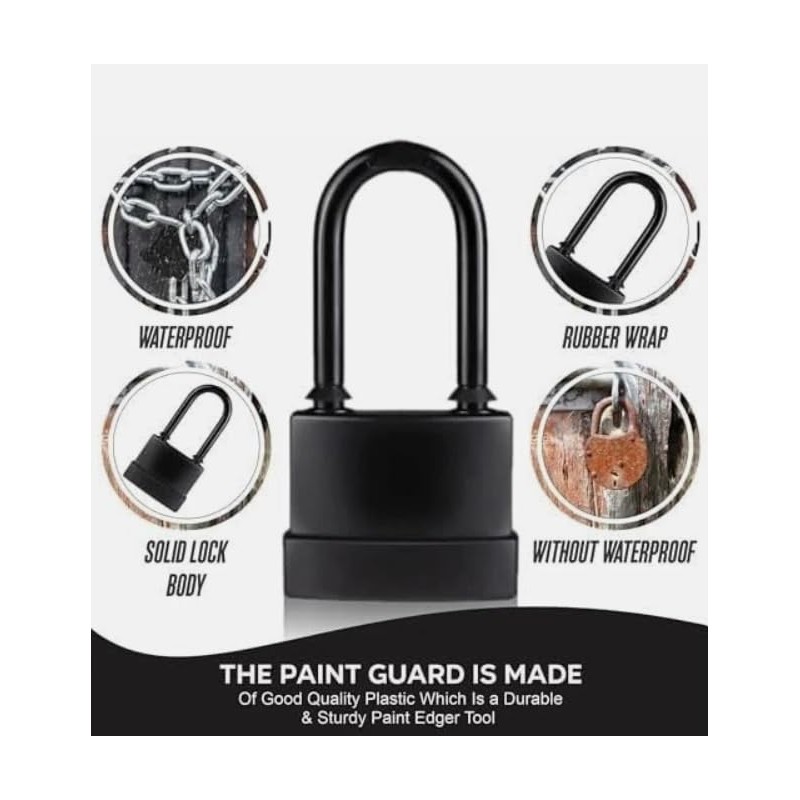 PSO 45MM Long Shackle Heavy Duty Waterproof Steel Outdoor Security
