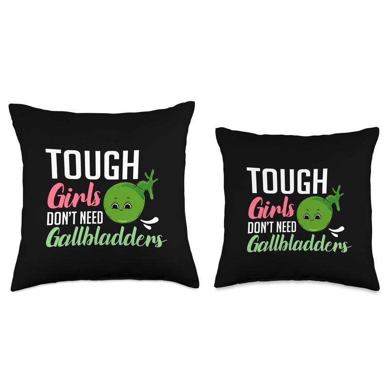Gallbladder Removal Surgery Recovery Attack Throw Pillow