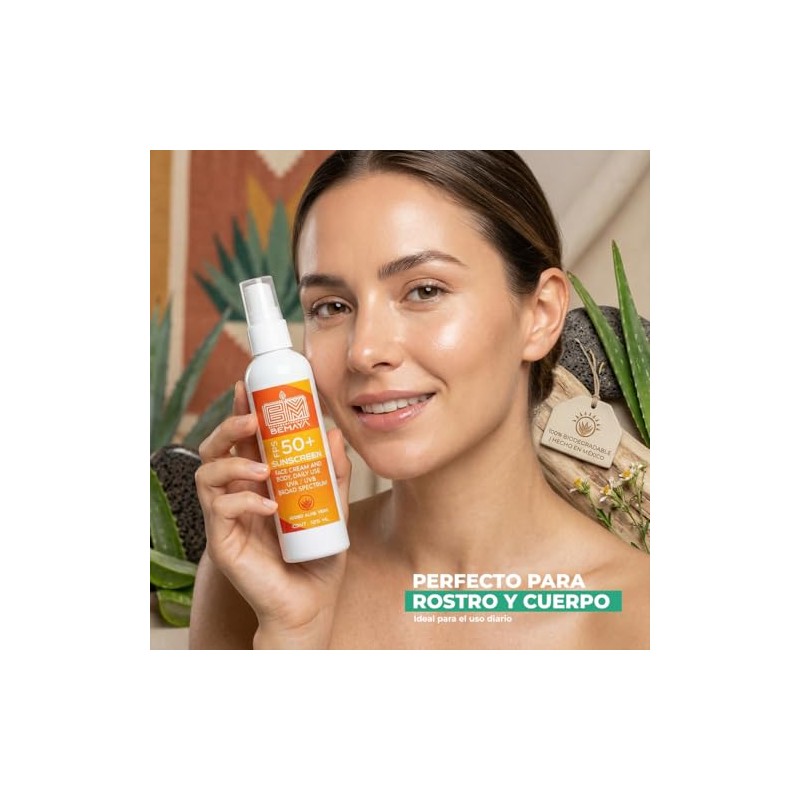Protector Solar Mineral Coco FPS 50+ | Bloqueador Corporal UVA/UVB