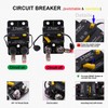 T Tocas E9 150A Amp Circuit Breaker Double 3/8" Studs