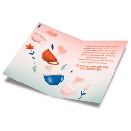 Mother's Day Card For Grandma, Prime Greetings, Made in America, Eco-Friendly, Thick Card Stock with Premium Envelope 5in x 7.75in, Packaged in Protective Mailer