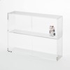 MUJI 02856113 Acrylic Collection Stand with Pull Door, Large, Approx.