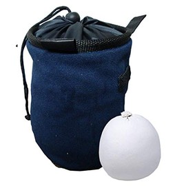 Z ATHLETIC Chalk & Bag Combo for Gymnastics, Climbing, and Weight Lifting (2oz, Dark Blue)