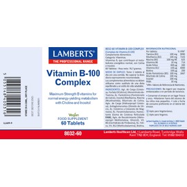 Lamberts Vitamin B-100 Complex 60 Tablets