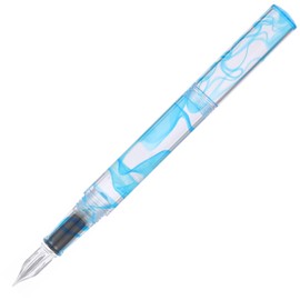 Teranishi Chemical Industry Glass Pen Guitar Glass Pen Aurora with Cap Aqua Blue GLAA-AQBL
