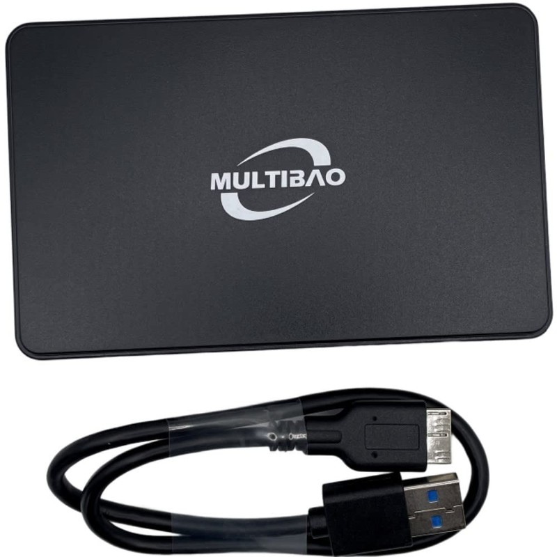 Multibao 2.5" Hard Drive Enclosure SATA HDD/SSD Caddy Case To