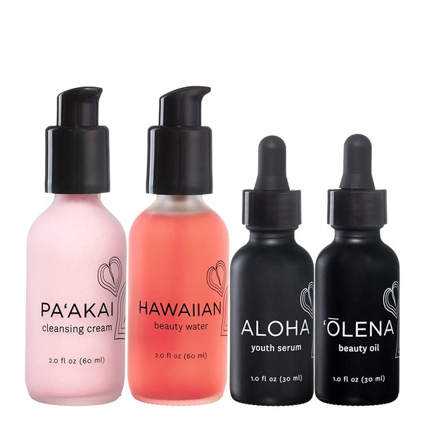 Honua Skincare, Honua Hawaiian Ritual | Sustainable, Vegan, Cruelty-Free, Sourced from Hawaiian Botanicals | Sensitive, Acne-Prone, All Skin Types