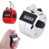 2-Pack Counter Hand Held Counter Plus Number Counter Metal Manual