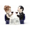 Reservation Magnetic Ceramic Salt and Pepper Shaker Set Wedding Anniversary