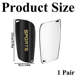 1 Pair 3 in 1 Football Shin Guards Set for Beginner Football Shin Pads