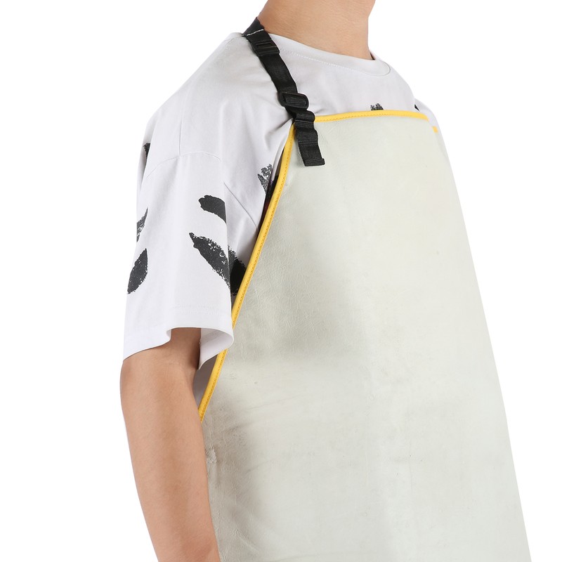 Leather Apron Low Temperature Resistant AntiLiquid Antifreeze Nitrogen Thick Lightweight