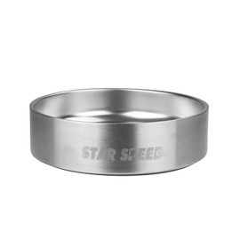 StarSpeed 24oz Stainless Steel Dog Bowls with Rubber Bottom Non-Slip Double Wall Metal Outdoor Dog Food and Water Bowls Weighted Insulated Pet Feeding Bowl for Small,Medium Sized Dogs or Cats