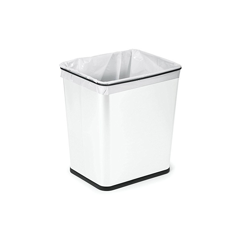 Polder 7 Gallon, Undersink, No Skid Rubber Base, Brushed Stainless