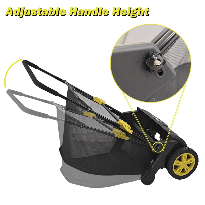 Push Lawn Sweeper, 21-Inch Width, 3.5 Cu. Ft. Hopper Capacity,