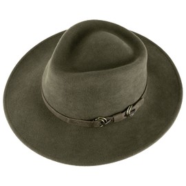 Alpenleder Padua Hat (Handmade) Sustainable Organic Felt from Regional Agriculture | Fedora Wool Hat, Hats for Men and Women, Fair Produced, Olivia