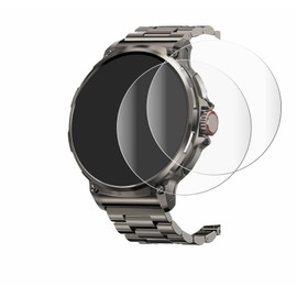 BROTECT Pack of 2 Full Cover Screen Protectors for Tesofit Smartwatch 1.85 Inch (Round) Full Screen Protector Film [3D Curved, Crystal Clear]