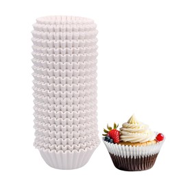 500pcs White Standard Cupcake Liners for Baking Cup, No Smell, Muffin Liners, Standard Size Cupcake Cups for Party, Wedding, Birthday