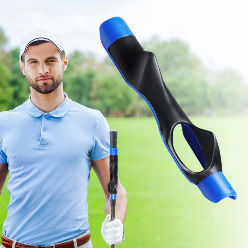 LINSIBEI Golf Grip Trainer Golf Club Grip Trainer Attachment Outdoor