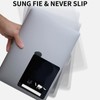 2-Pocket SSD Holder for Laptop,Adhesive Pouch,Portable Hard Drive Sleeve for