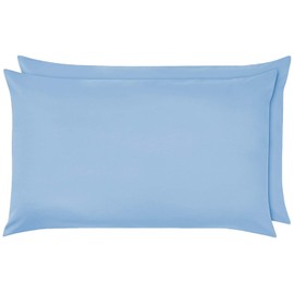 NIYS Luxury Bedding Finest 100% Egyptian Cotton Pillowcase Pair (Sky Blue)
