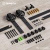 CCJH 4-20FT Sliding Barn Door Hardware Kit Closet Cabinet Track