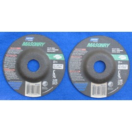 Norton 2 Pack! Norton Masonry Cut Off Wheel 4-1/2" x 1/8" x 7/8" Arbor - 2 Wheels Total