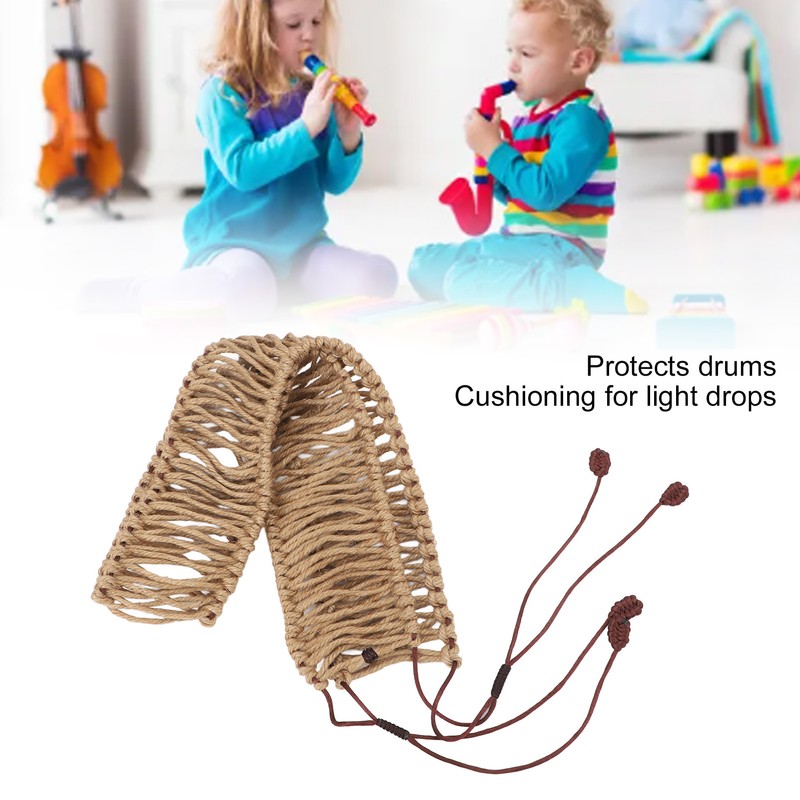 Steel Tongue Drum Braided Rope Wrapped Noise Cancelling Decorative Ethereal