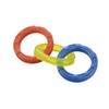 Richell Dog Toy, Nerf Dog, Three Ring Tag, 10.5i