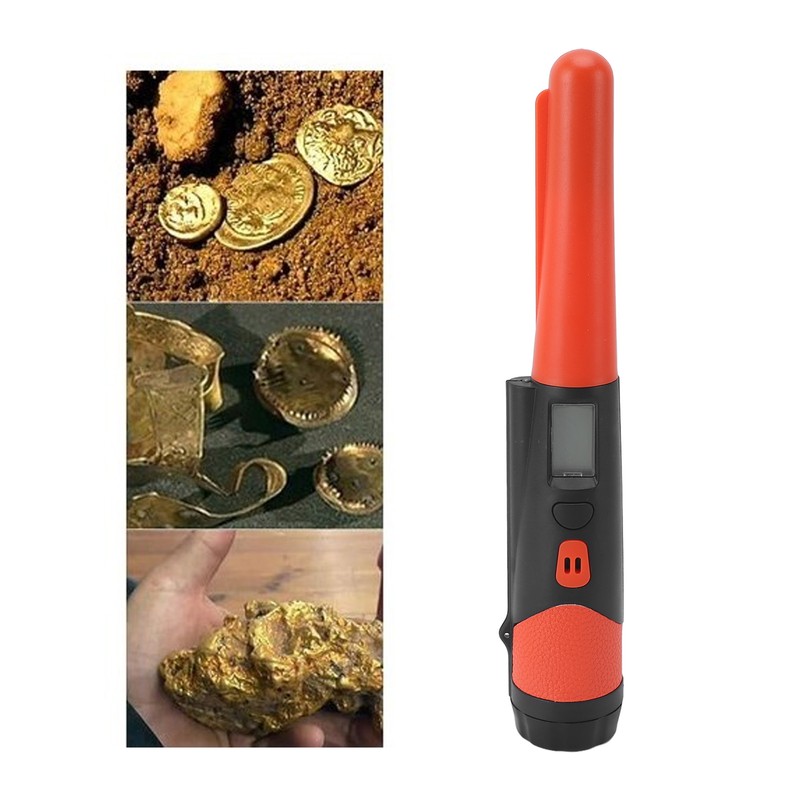 Metal Detector Pinpointer IP66 Waterproof Handheld Pin Pointer Wand with