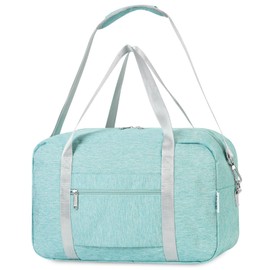 for Ryanair Cabin Bag 40X20X25 Underseat Foldable Travel Duffel Bag Holdall Tote Overnight Weekend Carry on Luggage for Women and Men 20L (Mint Green)
