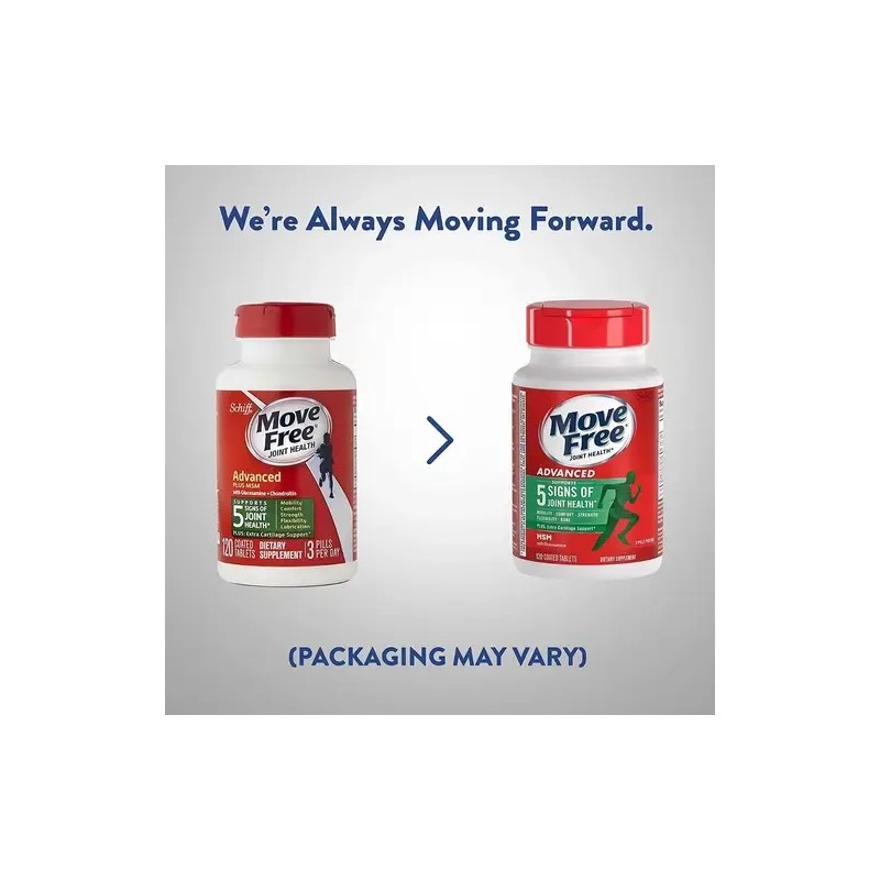 Move Free Multivitamínico Glucosamina Condrintina 120 Tab Sabor Sin Sabor