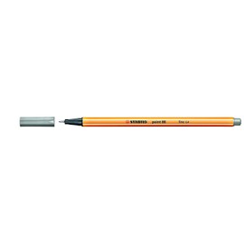 Stabilo Point 88 Fineliner Ballpoint Pen Slim (Grey Orange)
