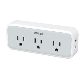 Multi Plug Outlet Extender, TESSAN Surge Protector Wall Plug Splitter with 5 Electrical Outlet Expander, Multiple Plug Adapter for Travel Home Office