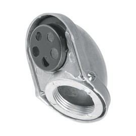 Volteck MUFAR-1-1/4, Mufa roscada 1-1/4" para tubo cuerpo de aluminio y base de ABS