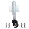 Skelang 2" Spring Loaded Gate Caster, Retractable 2-1/2" Swivel Wheel