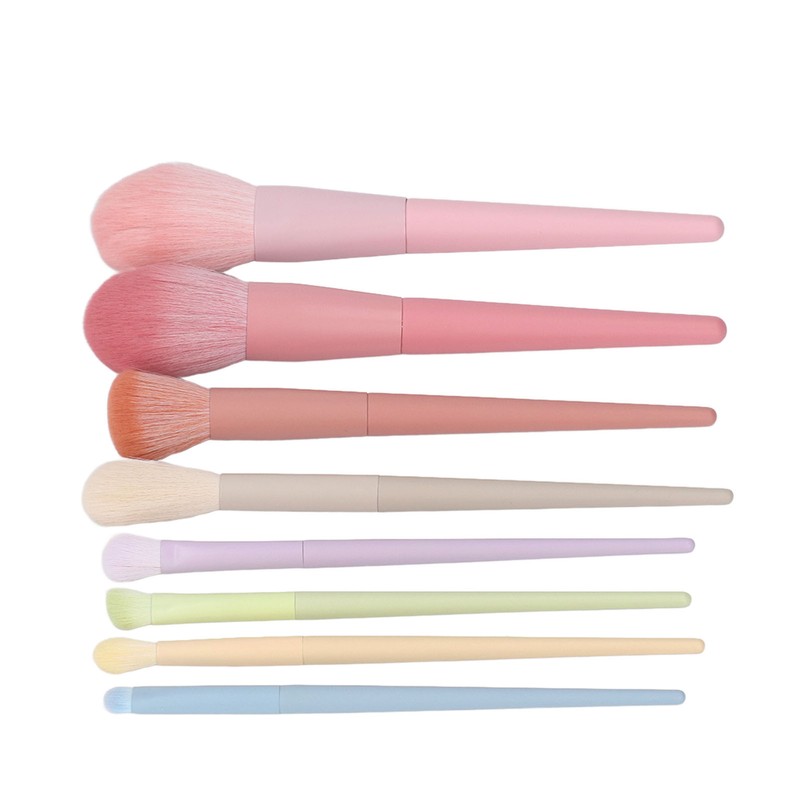 8pcs Makeup Brush Set Ergonomic Powder Eyeliner Eyeshadow Concealers Brushes