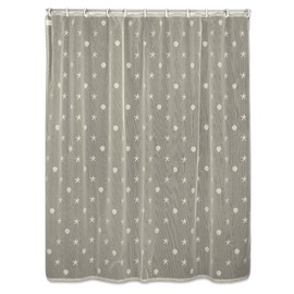 Heritage Lace Sand Shell 72"x72" Shower Curtain, Ecru