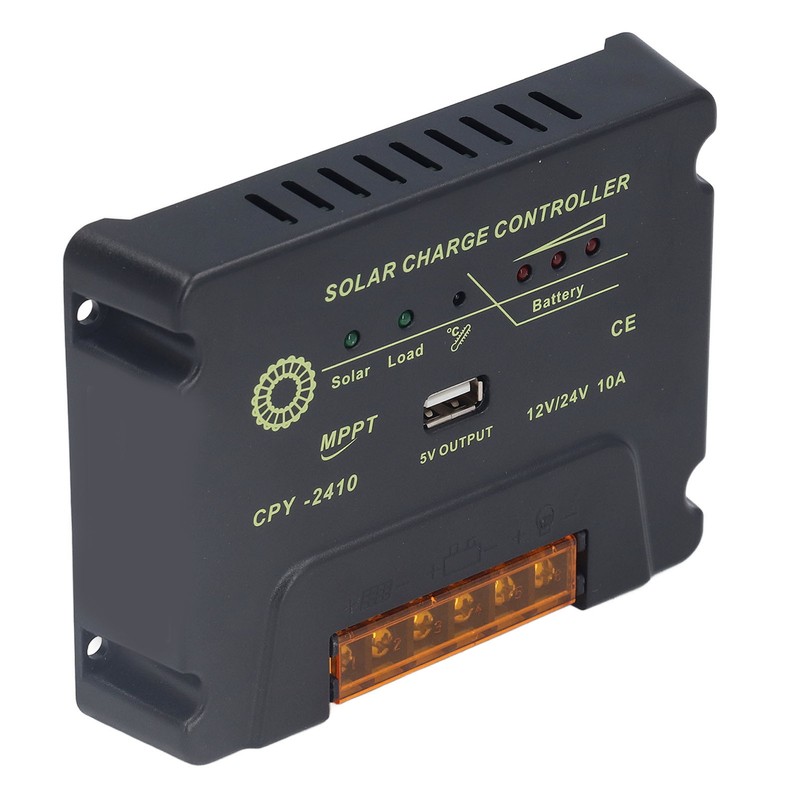Solar Charge Controller 12V 24V Automatic Adaptation 10A MPPT Solar
