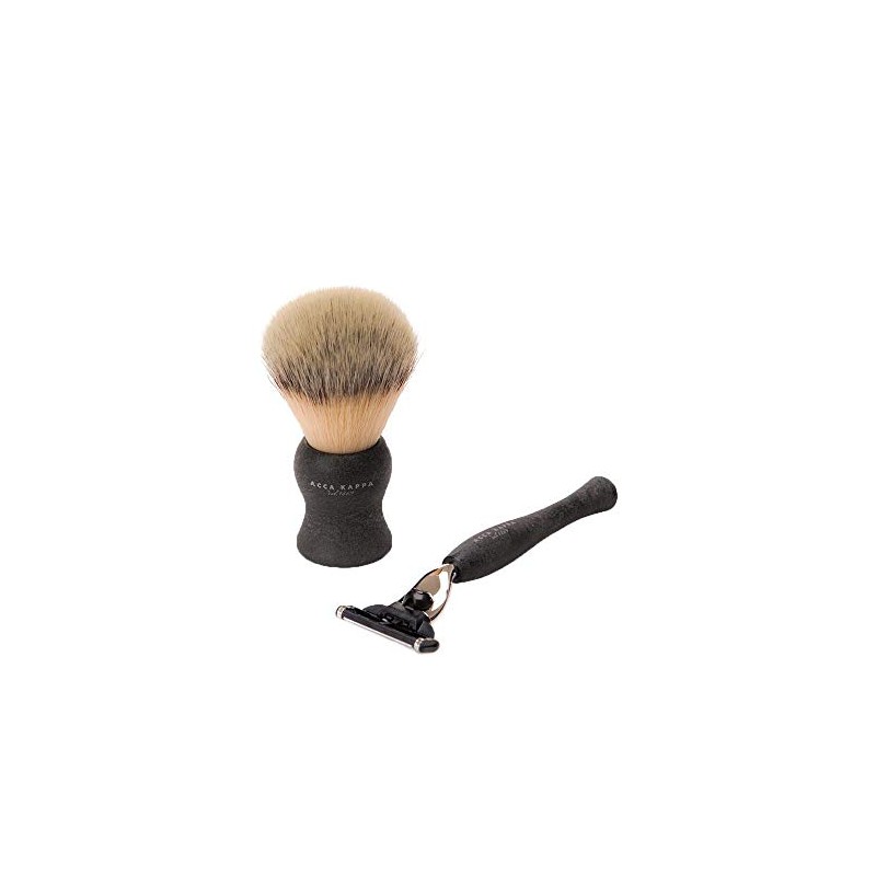Acca Kappa Shaving Set Natural Style with Synthetic Fibres