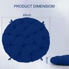 PRIMEPATIO Papasan Chair Cushion Outdoor, Round Papasan Cushion Indoor with