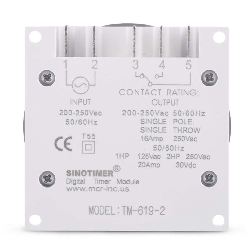 TM619 Timer Switch Digital LCD Power Timer Switch Weekly Programmable