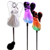 Acrylic Solar Angel Lights with A Frosted Skirt Solar Garden