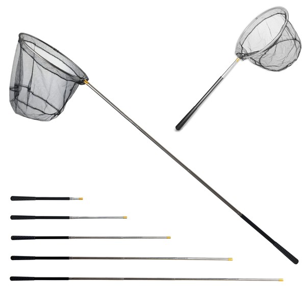 Fishing Landing Net with Aluminum Telescoping Pole 75" Long Handle,Rubber