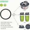 3-pack Sealing Gaskets Replacement Parts Fits for NutriBullet Blenders 600w/900w